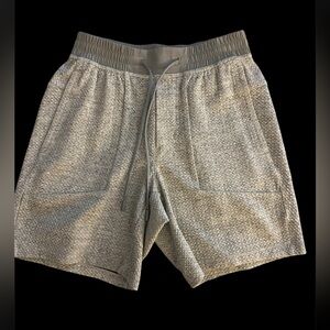 lululemon athletica Textured double knit  Gray Athletic Shorts size S